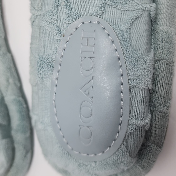 ⭐️COACH 💯 NWT, "BRIDGETT TERRY" SLIDERS/SHOES, THE SIZE=7.5 LADIES, AQUA COLOR - Picture 8 of 16